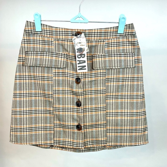 PLAID SKIRT - Picture 1 of 3